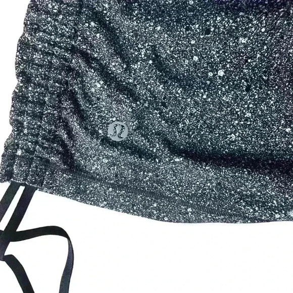 Lululemon Full Freedom Tank Women's Luminesce Splatter White Black - Size 4 - Picture 3 of 5